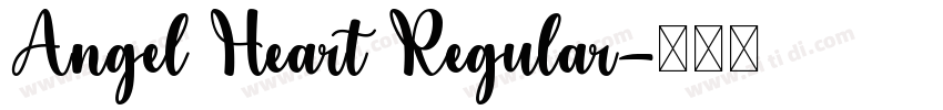 Angel Heart Regular字体转换